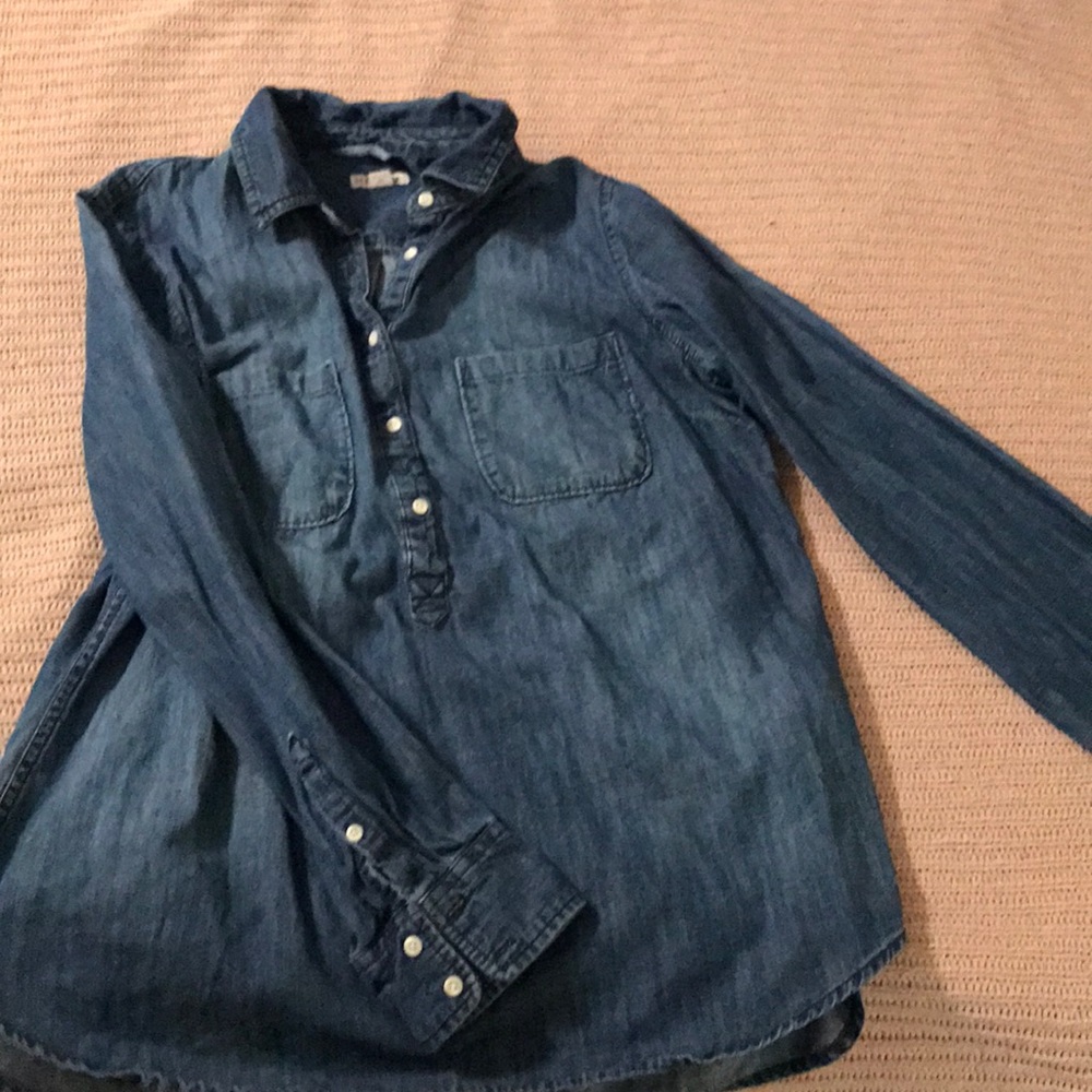 Blue jean shirt